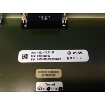 ASML 4022.471.63192 Circuit Board